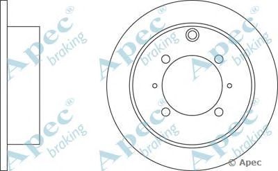 APEC BRAKING dsk2045 -  Тормозной диск
